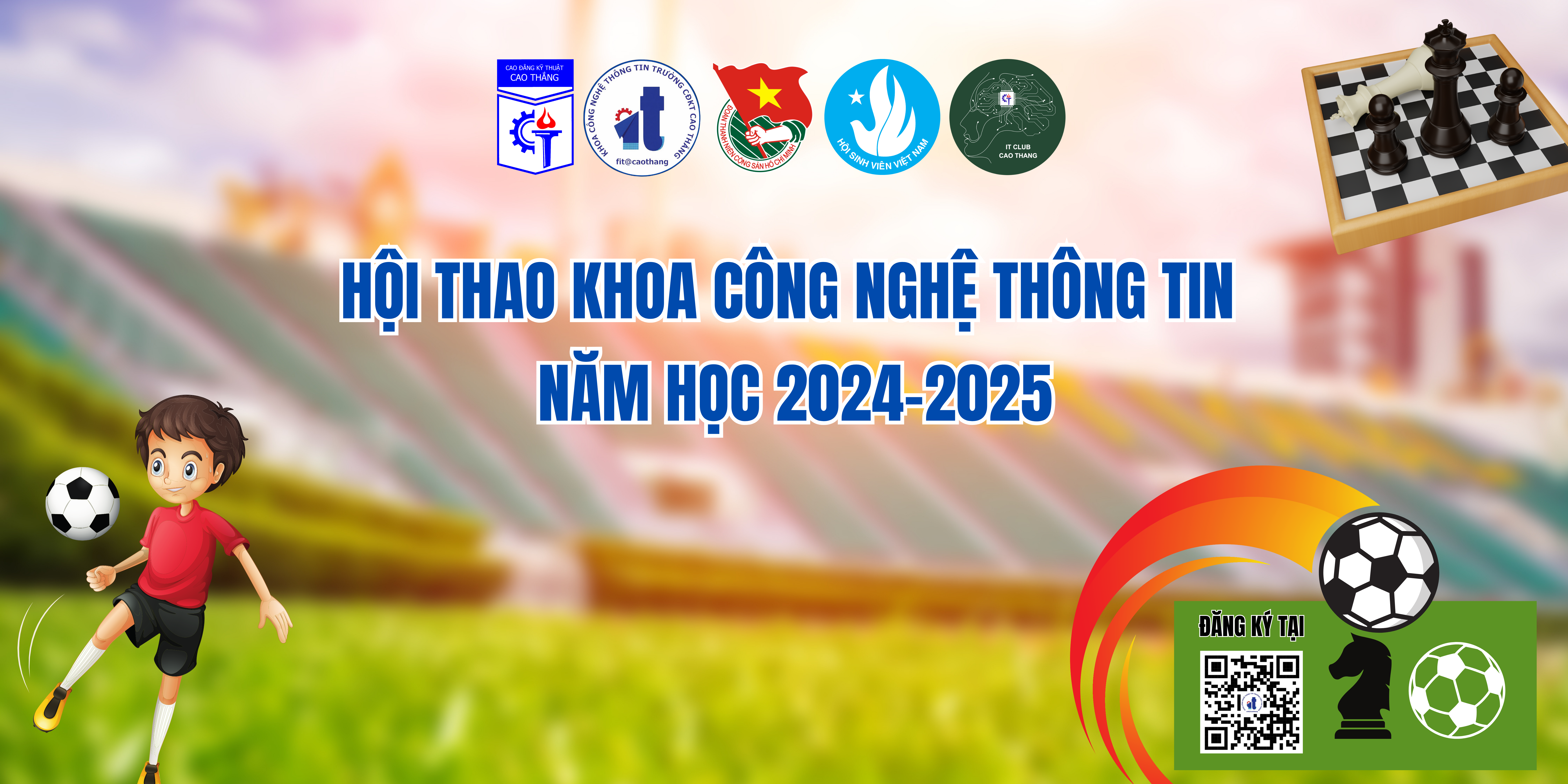 [HỘI THAO] KẾ HOẠCH TỔ CHỨC HỘI THAO SINH VIÊN CẤP KHOA CÔNG NGHỆ THÔNG TIN,  NĂM HỌC 2024 - 2025